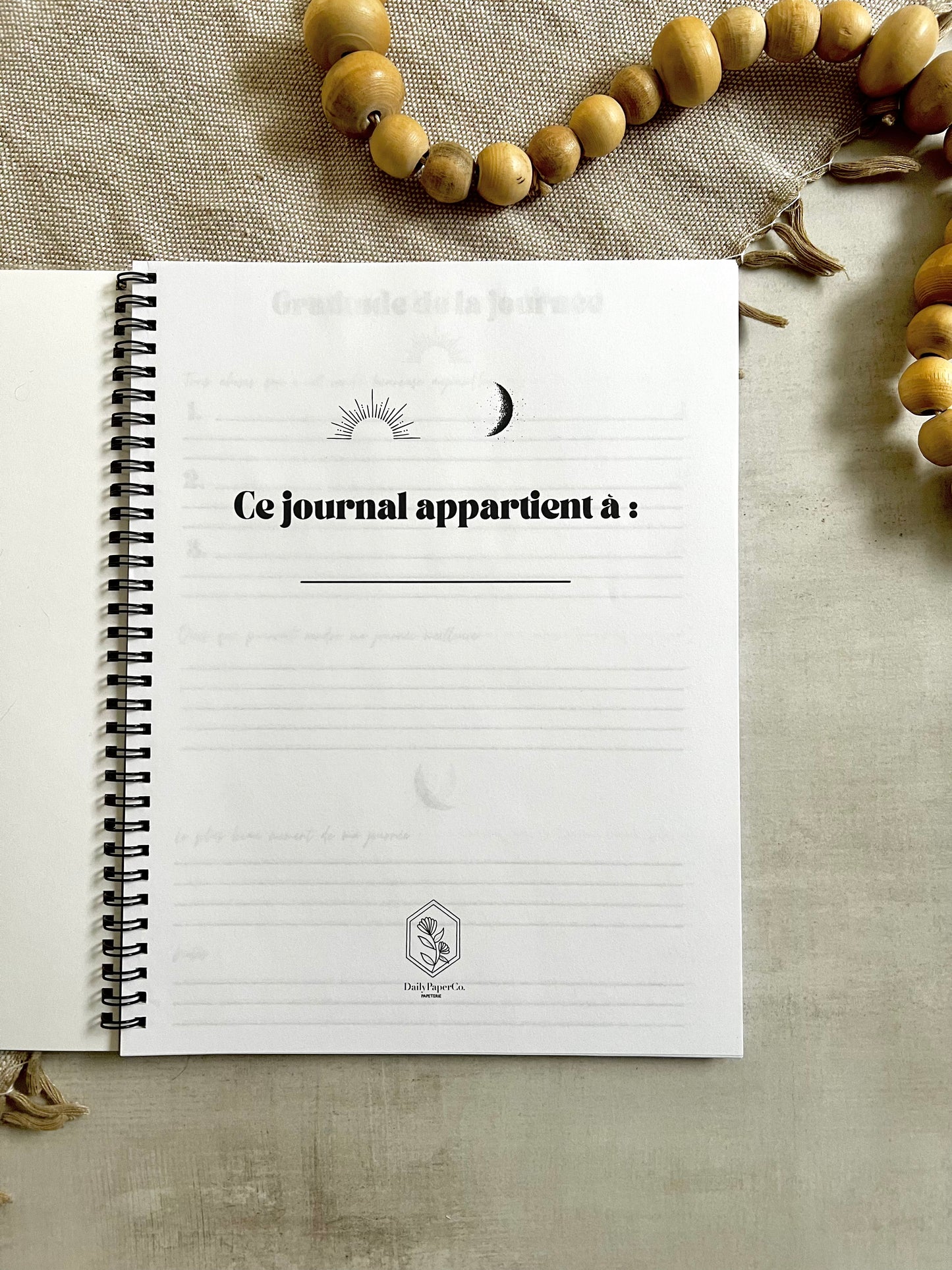 Journal de gratitude