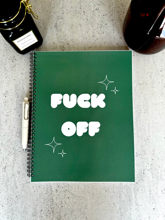 Cahier de notes f*ck off