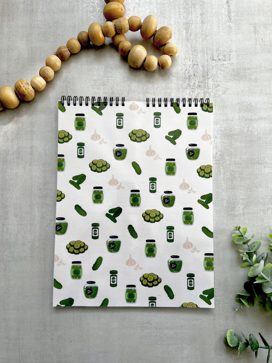 Cahier de notes pickles