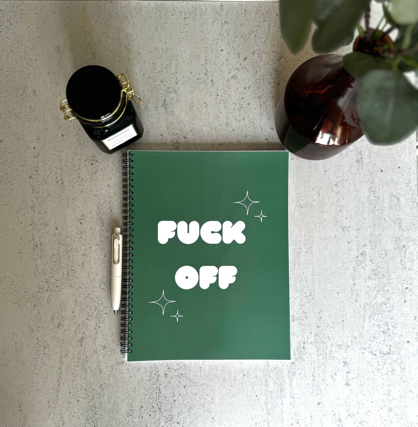 Cahier de notes f*ck off