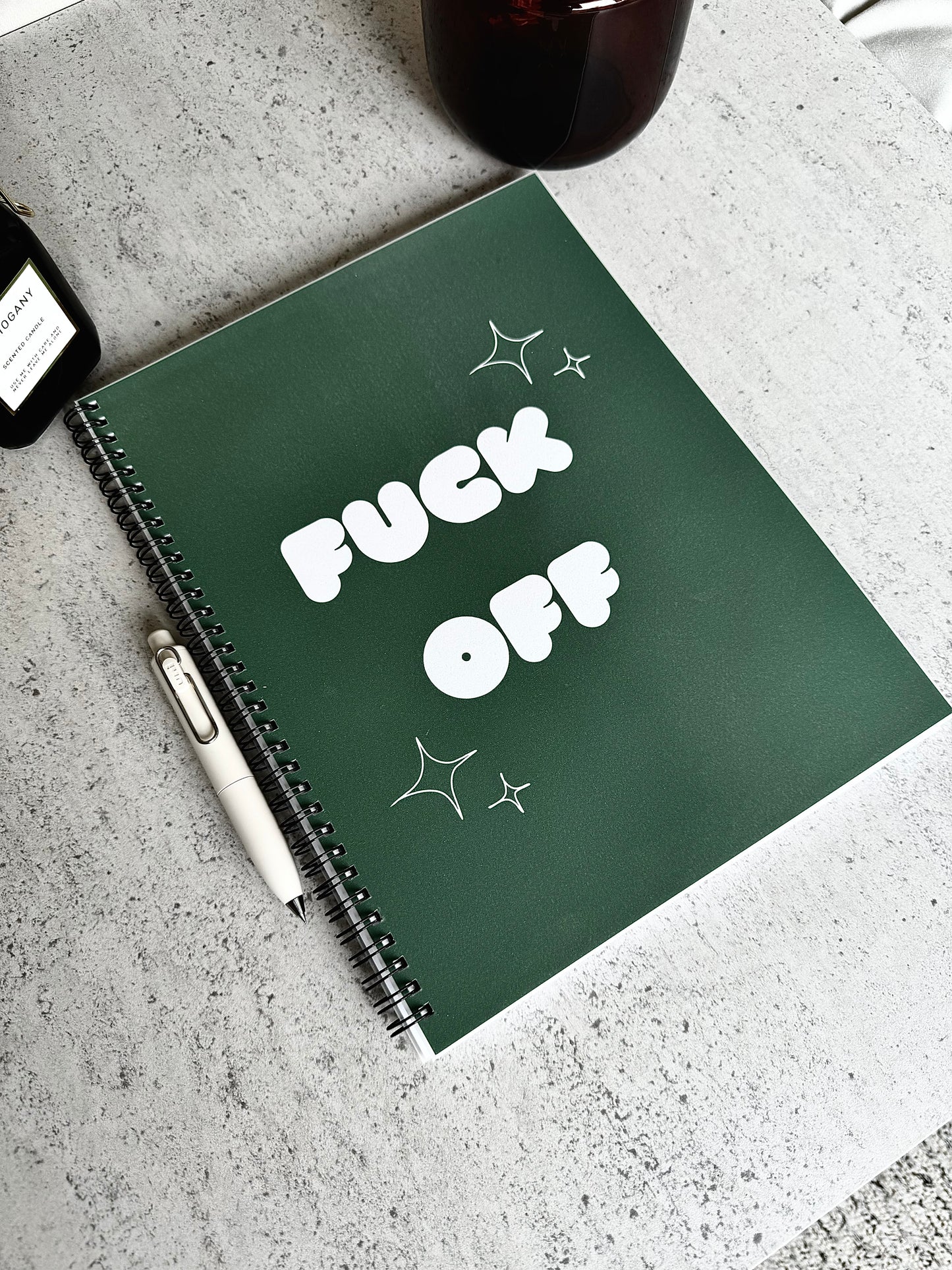 Cahier de notes f*ck off