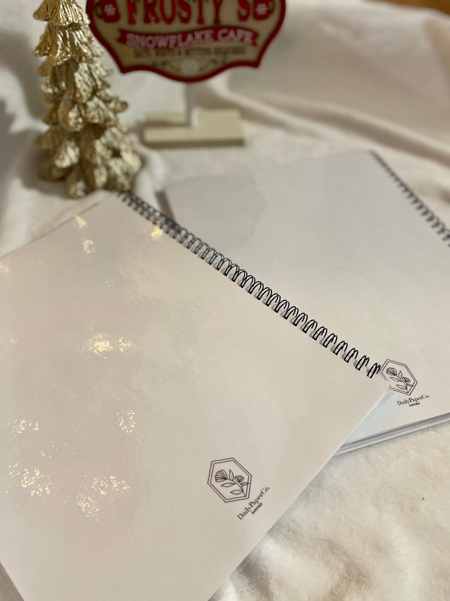 Christmas hearth notebook