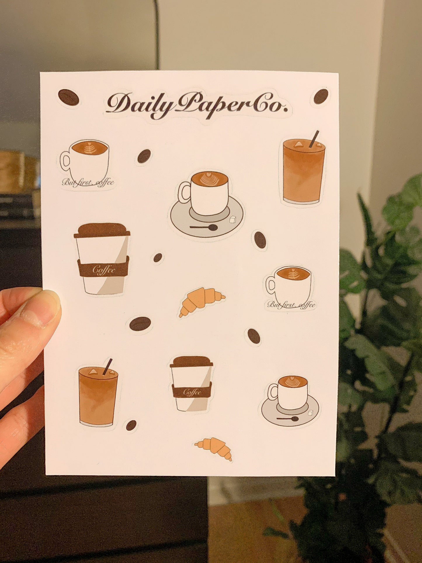 coffee sticker sheet