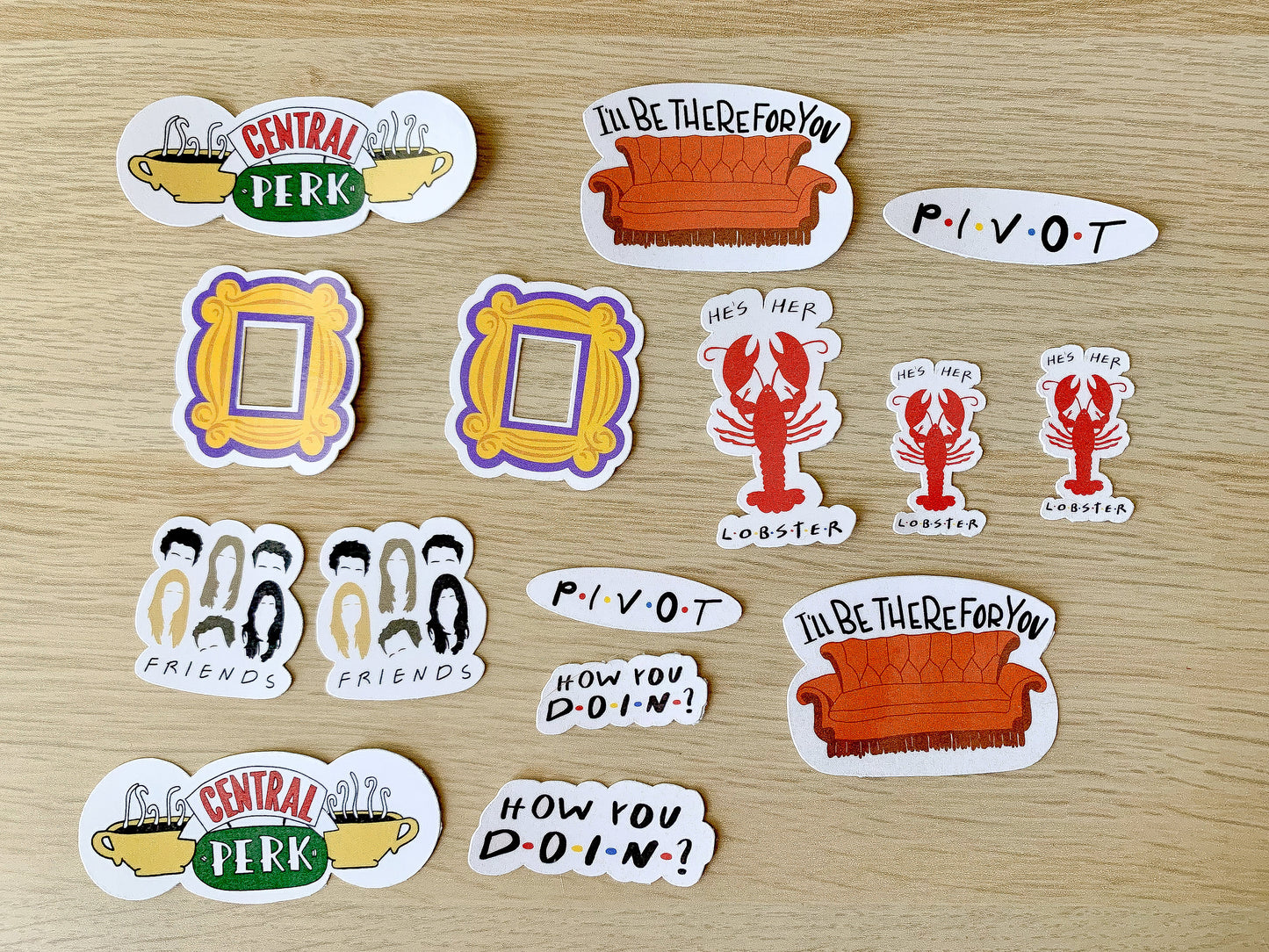 Friends series stickers