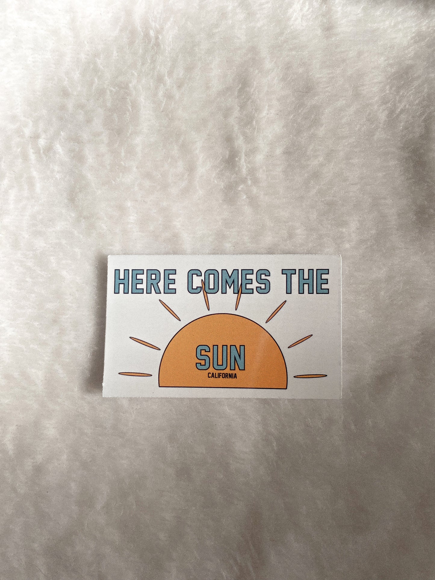 Autocollant soleil Here Comes The Sun Sticker