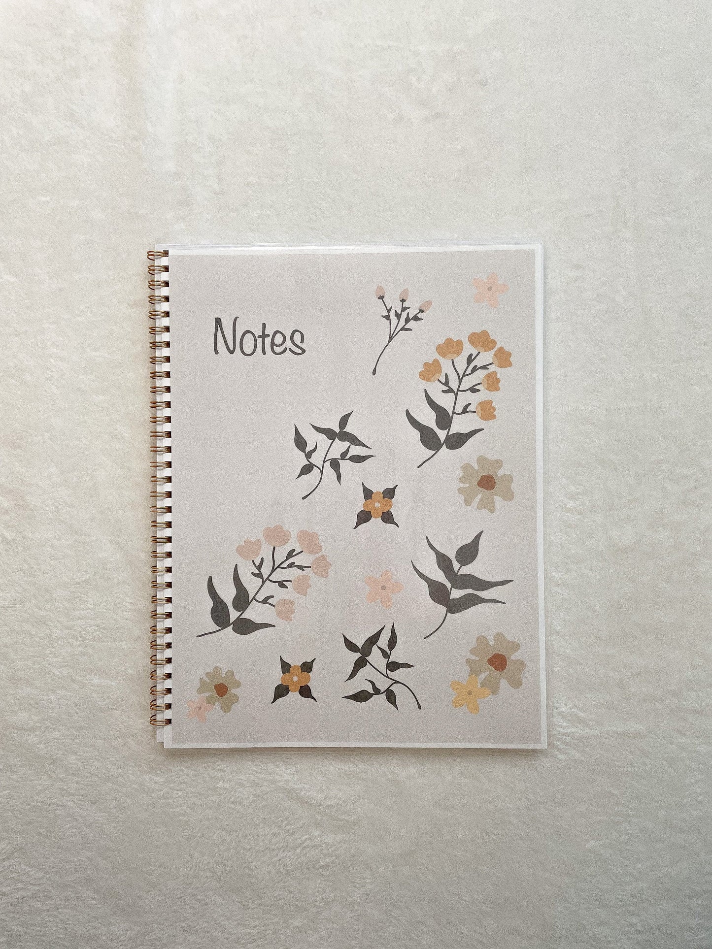 Cahier fleurs