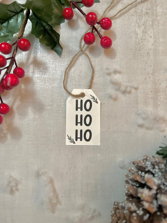 Étiquettes cadeau Noël HOHOHO