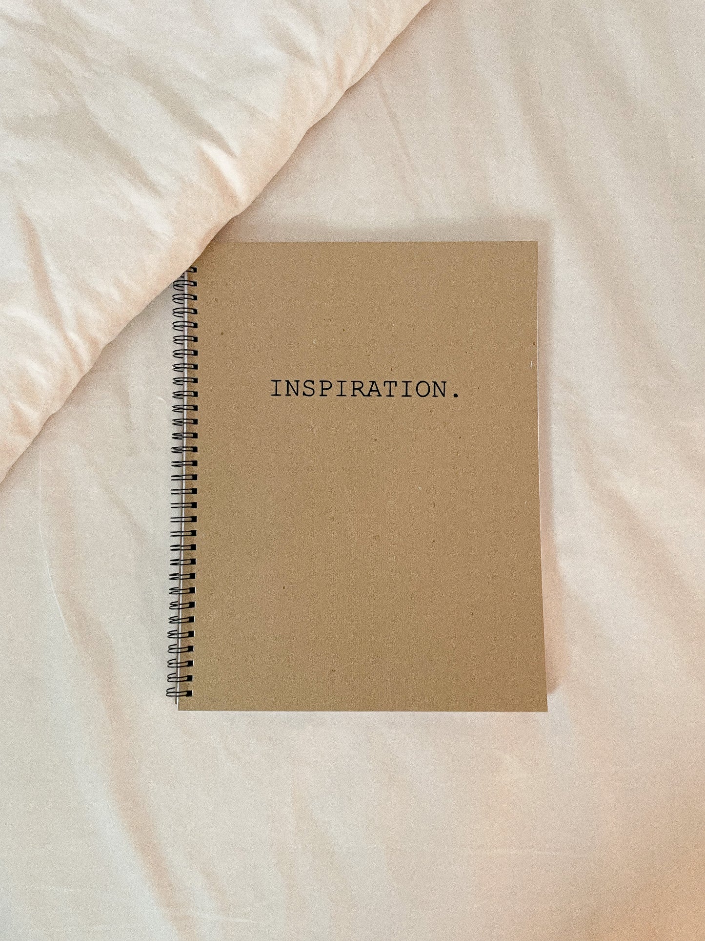 Minimalist notebook without lines