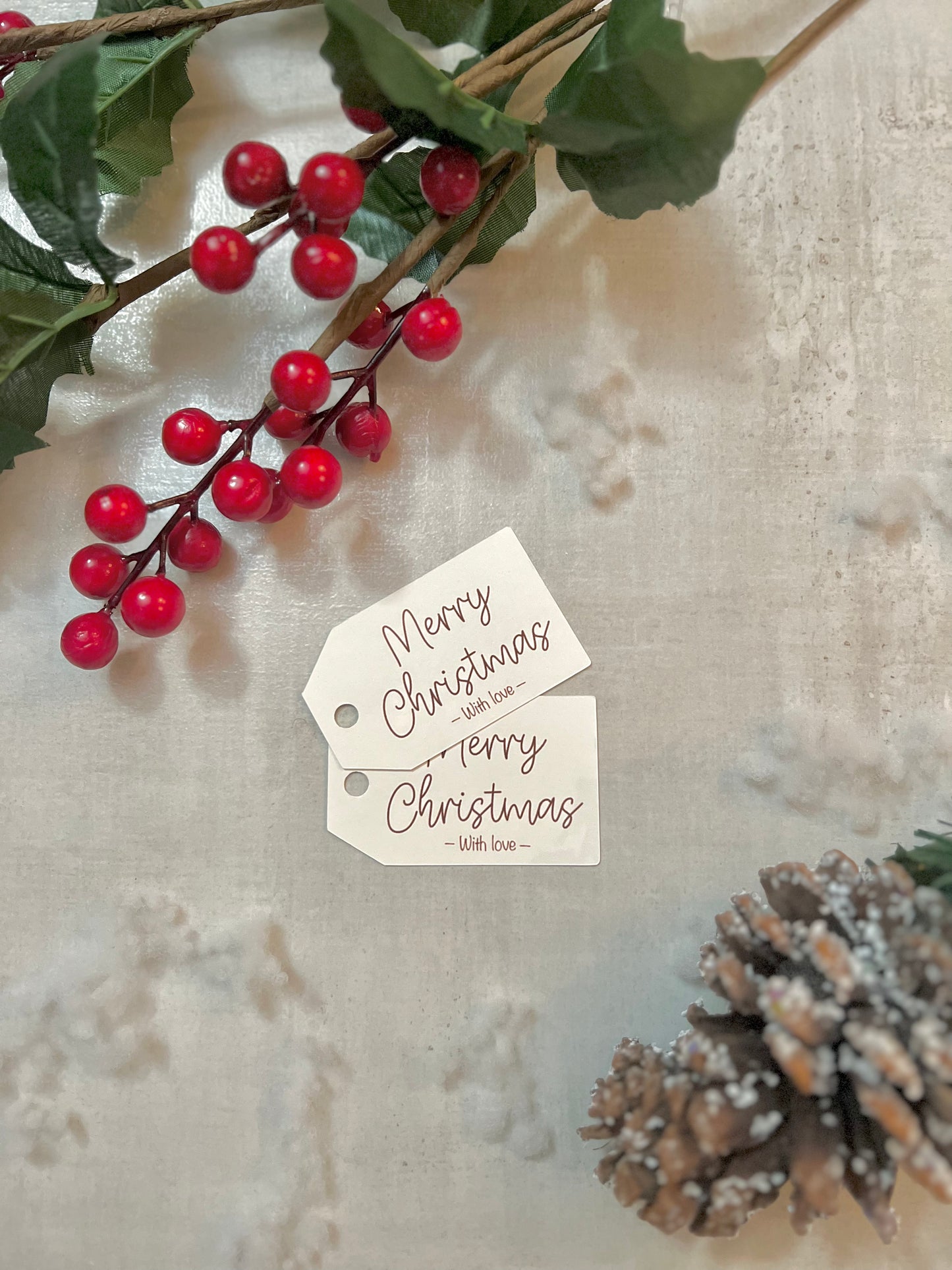 Merry Christmas gift tags