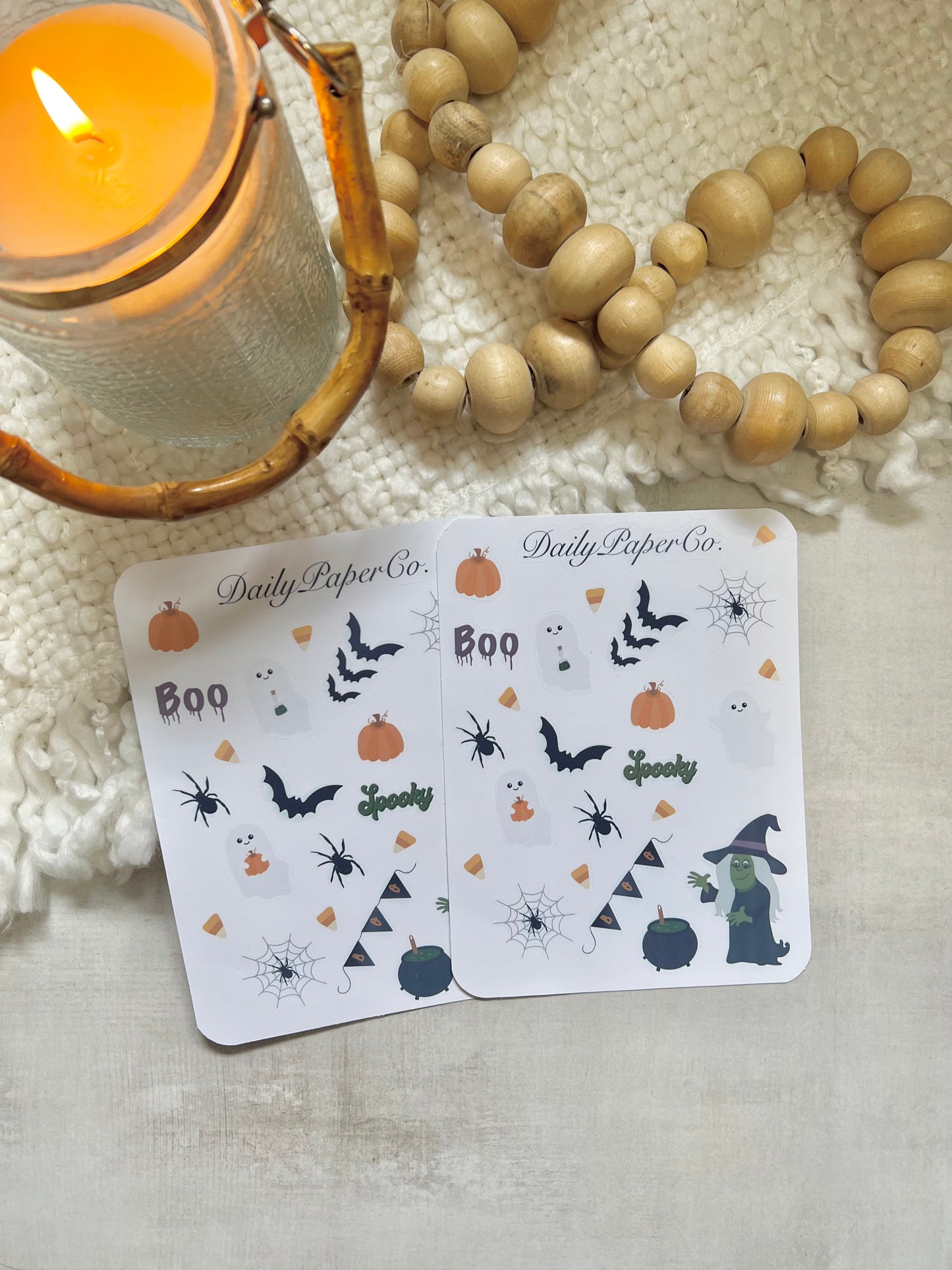 Halloween sticker sheet