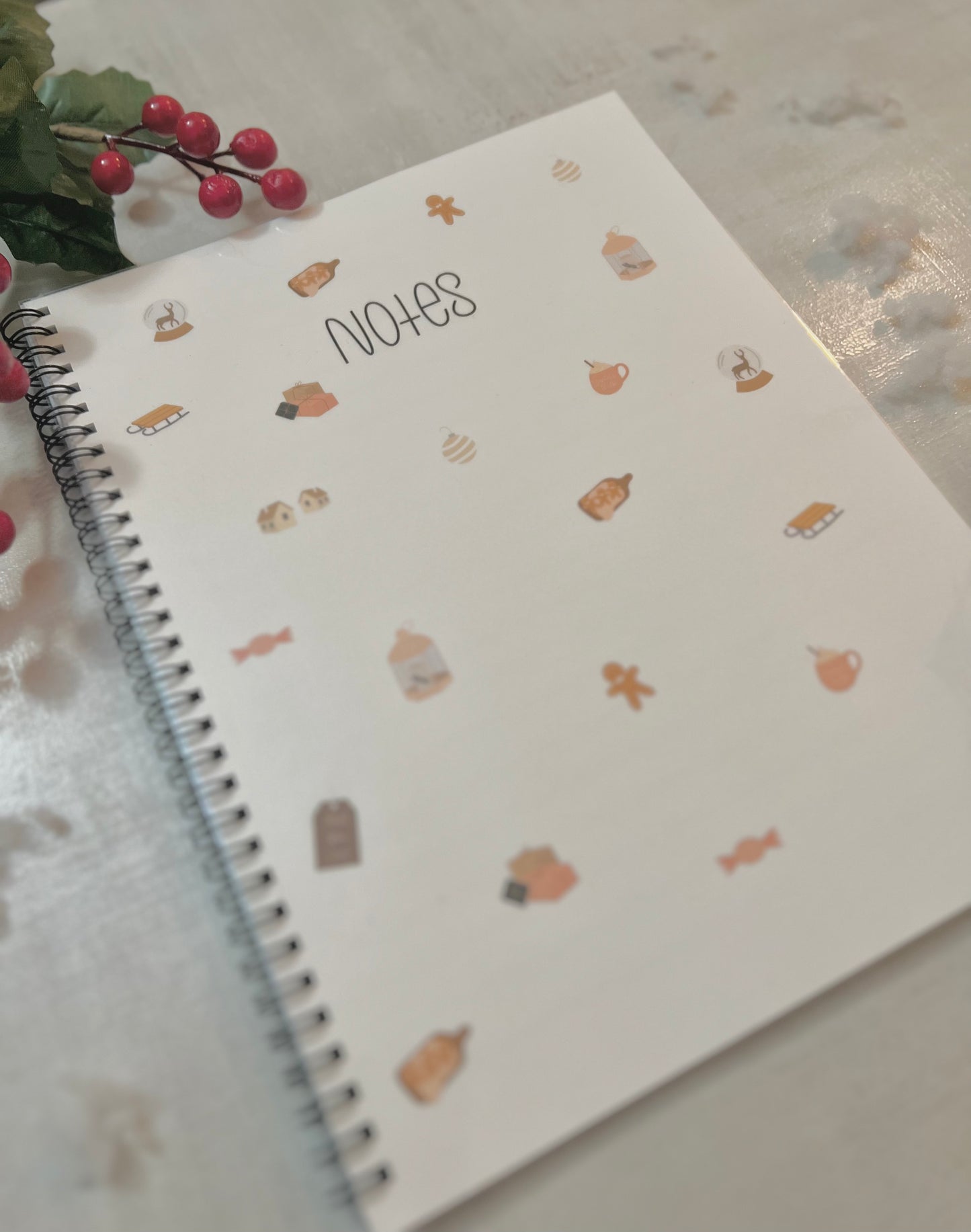 Christmas notebook