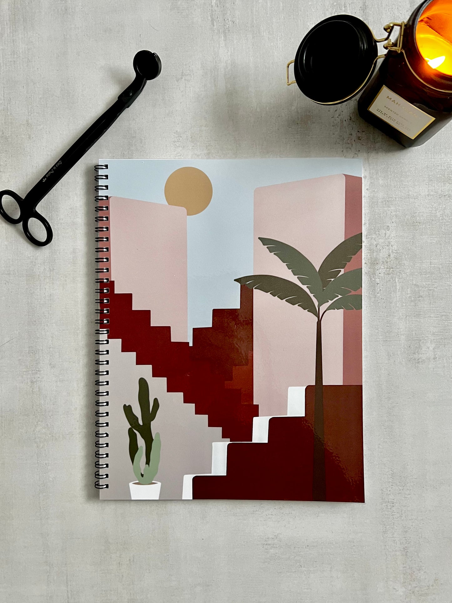 Summer colorful notebook