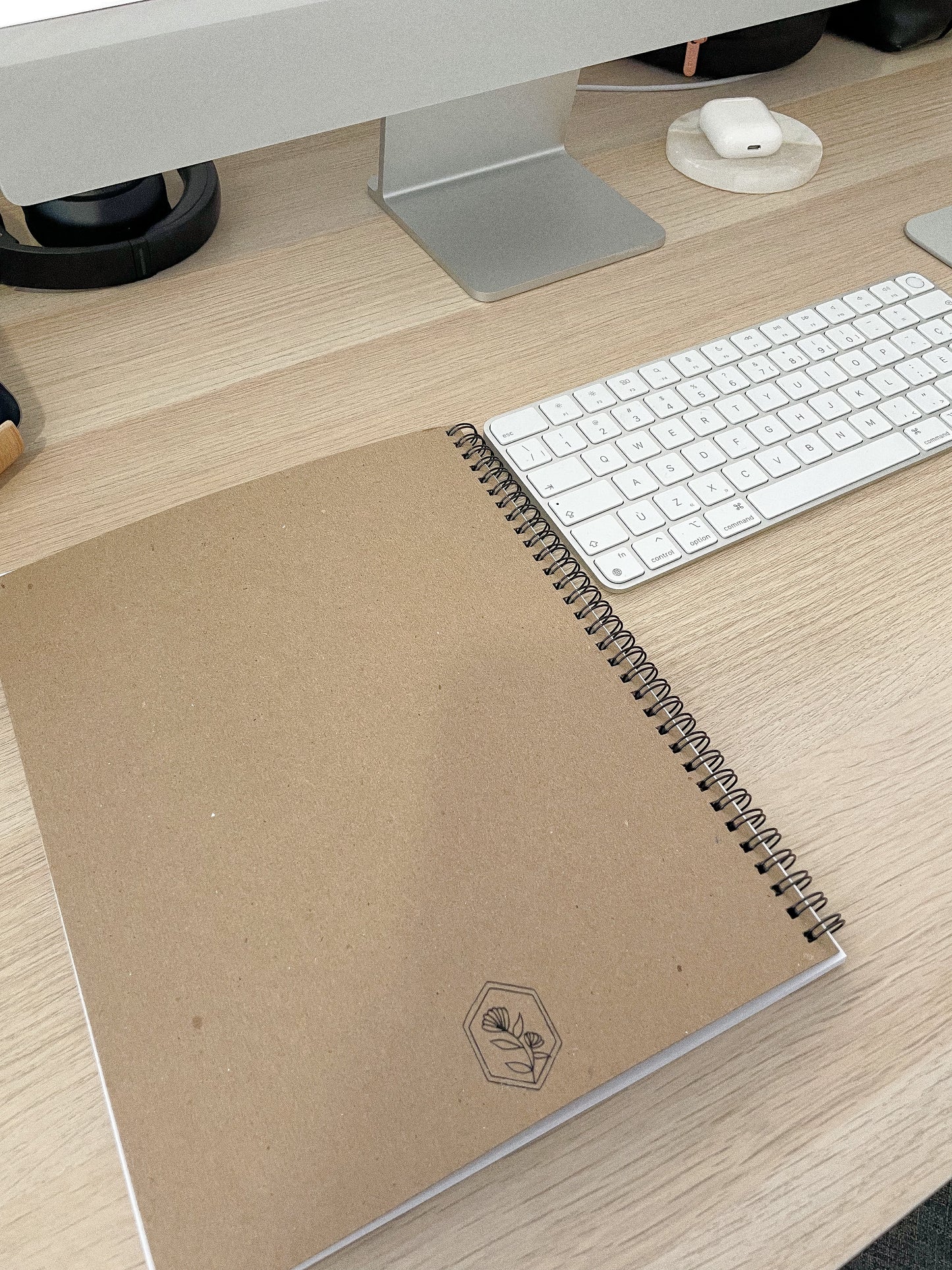 Minimalist notebook without lines