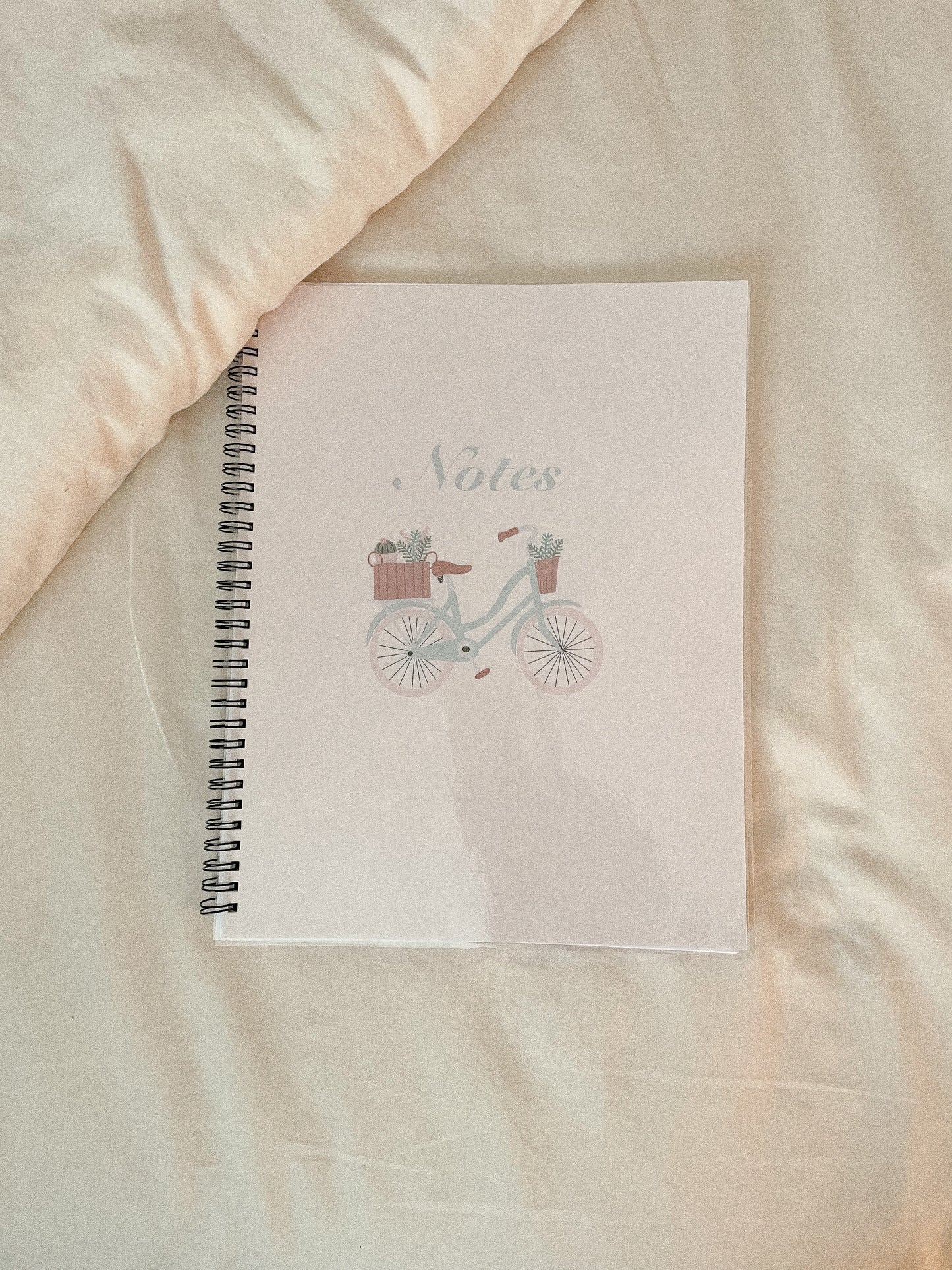 Bike themed notebook