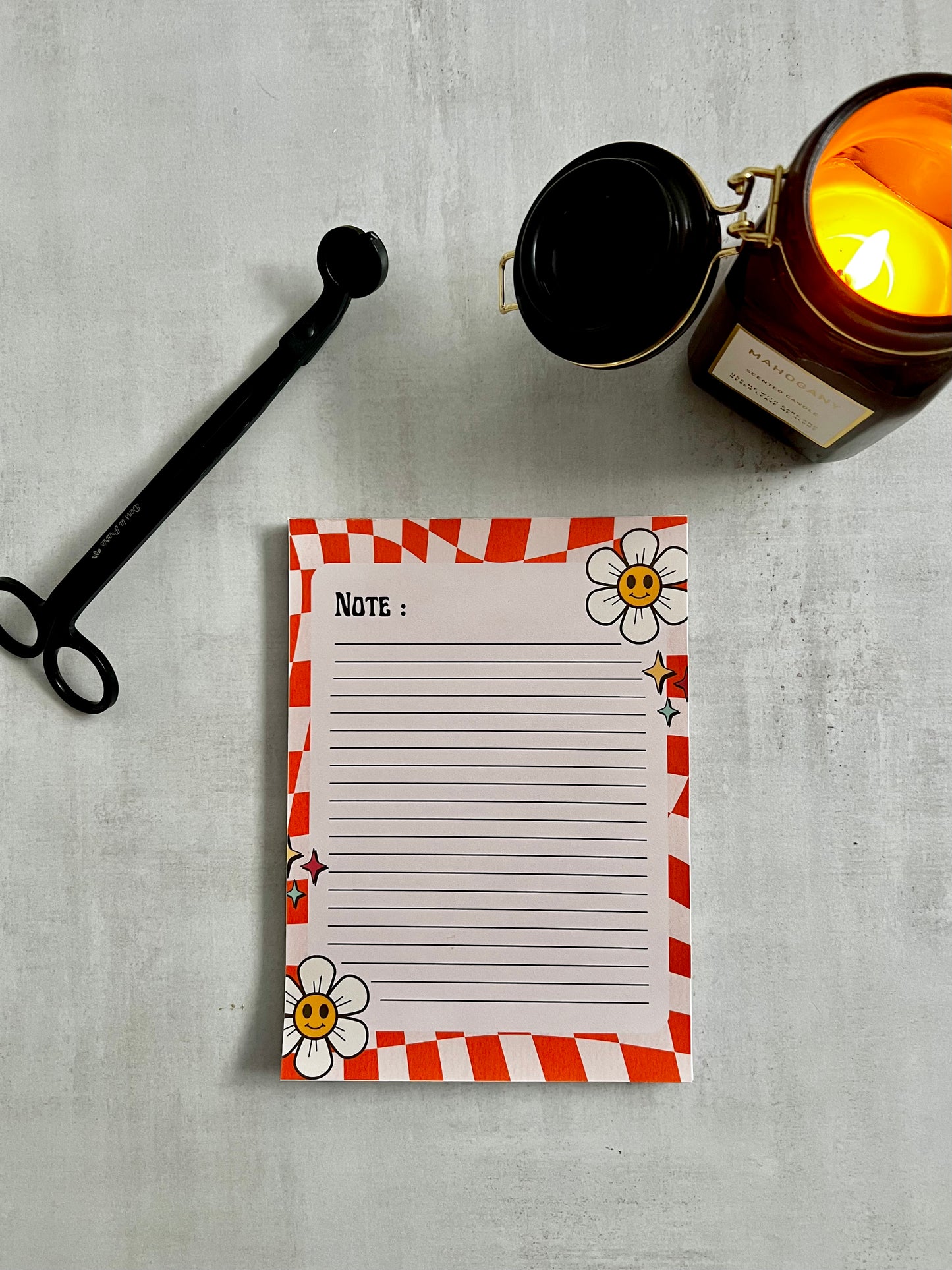 funky notepad