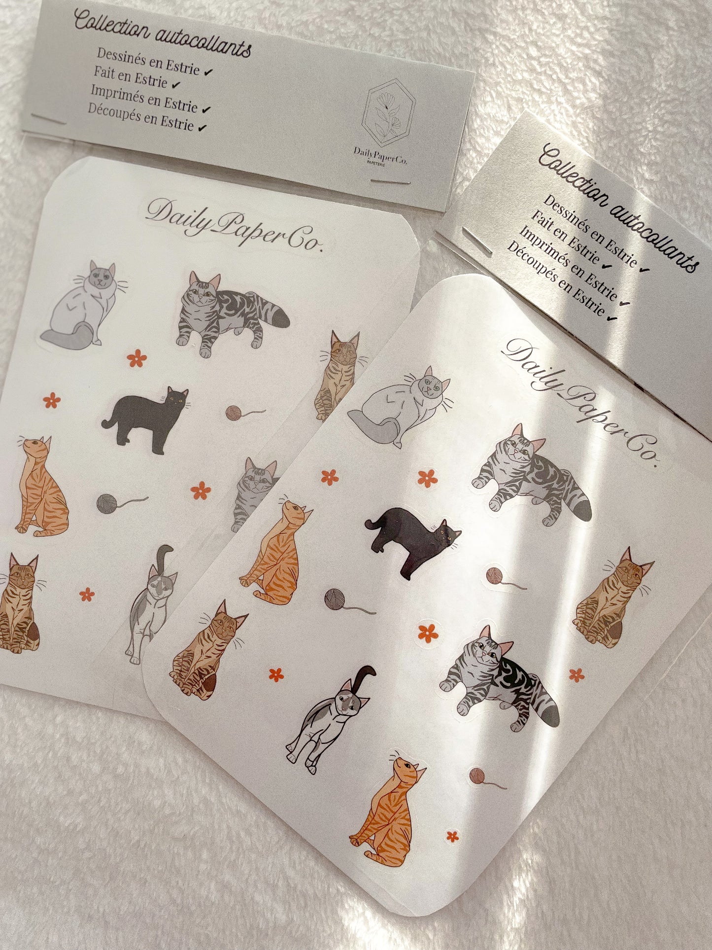 cat sticker sheet