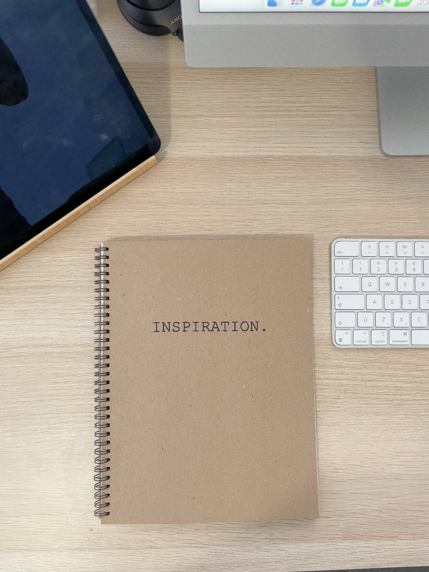 Minimalist notebook without lines